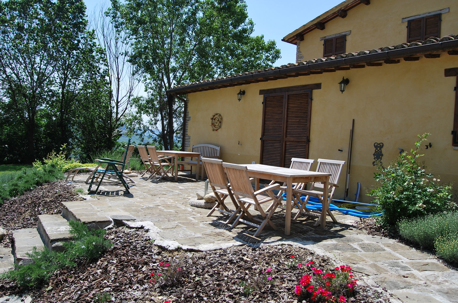 Country house with pool in Moresco