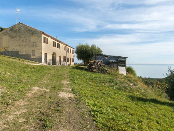 country house with sea view