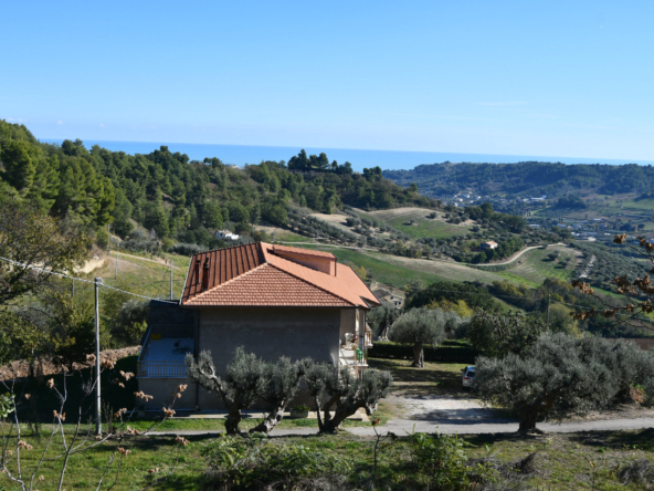 country house with sea view