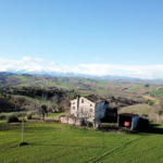 Farmhouse with Mountains view