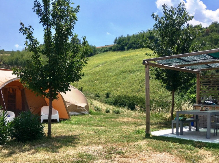 Agriturismo with camping in le marche