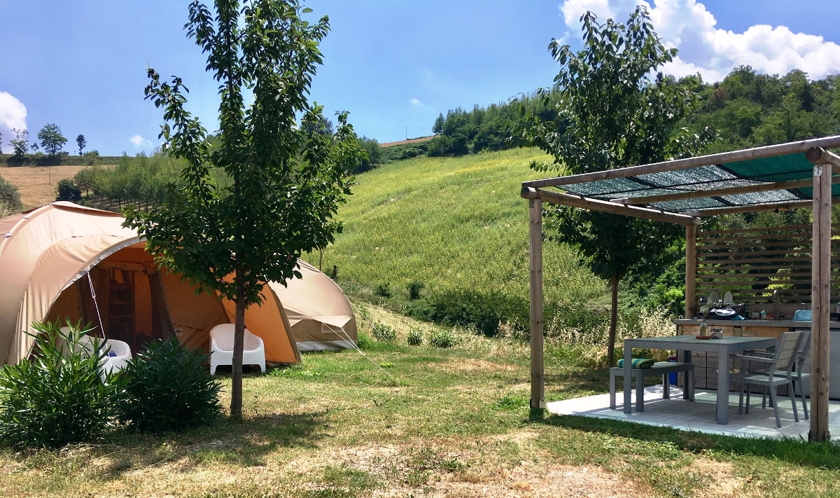 Agriturismo with camping in le marche