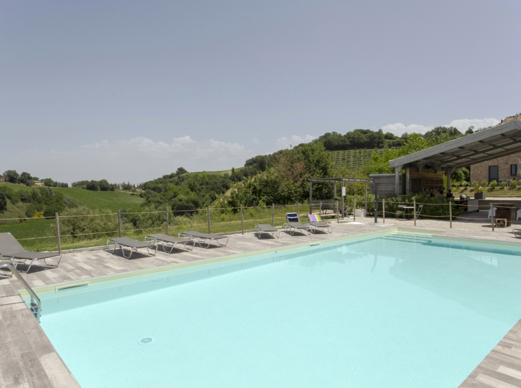 Agriturismo with camping in le marche