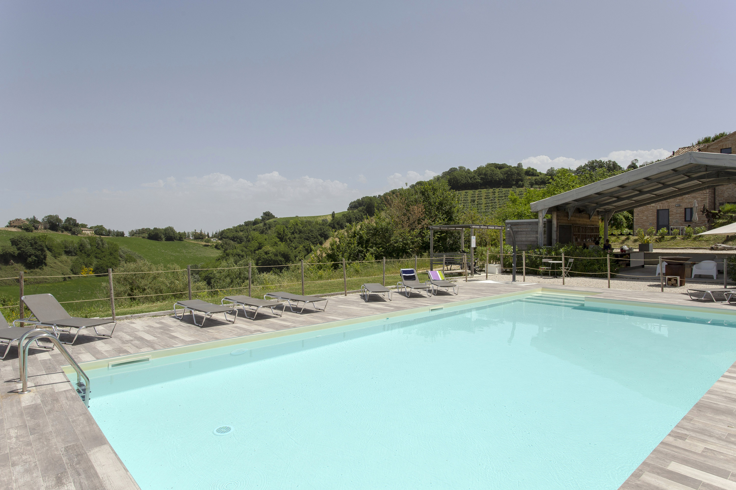 Agriturismo with camping in le marche