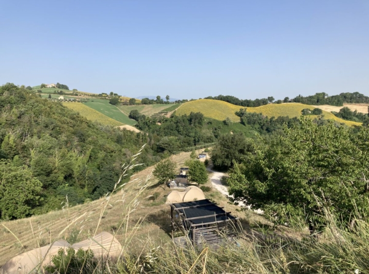 Agriturismo with camping in le marche