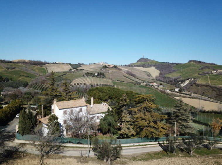 Country hosue with pool in le marche