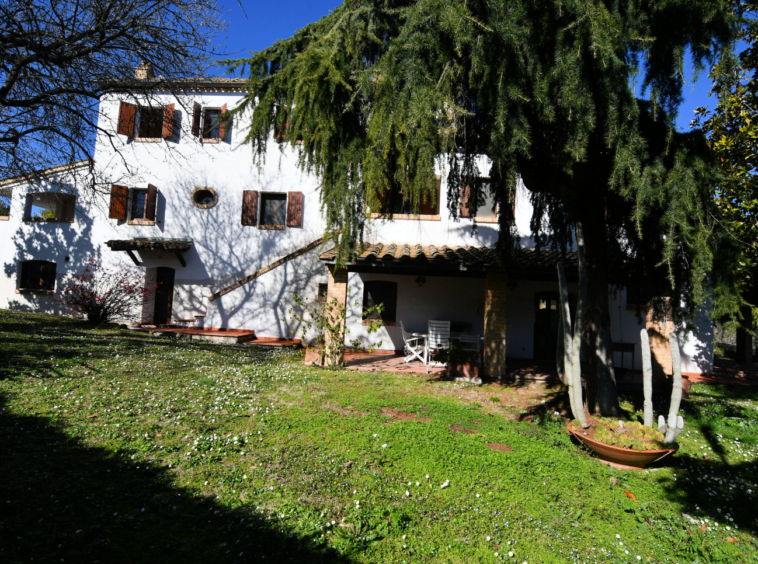 Country hosue with pool in le marche