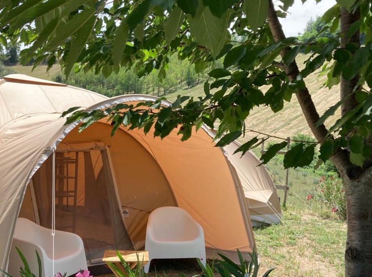 Agriturismo with camping in le marche