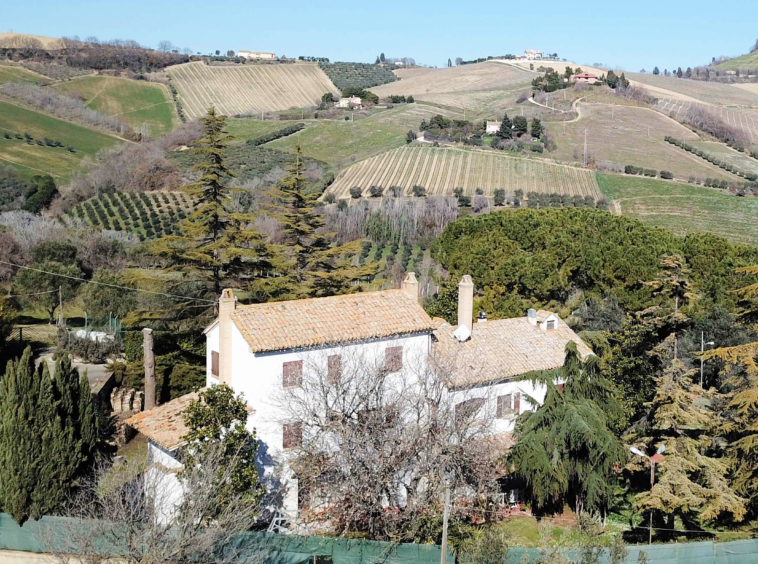Country hosue with pool in le marche
