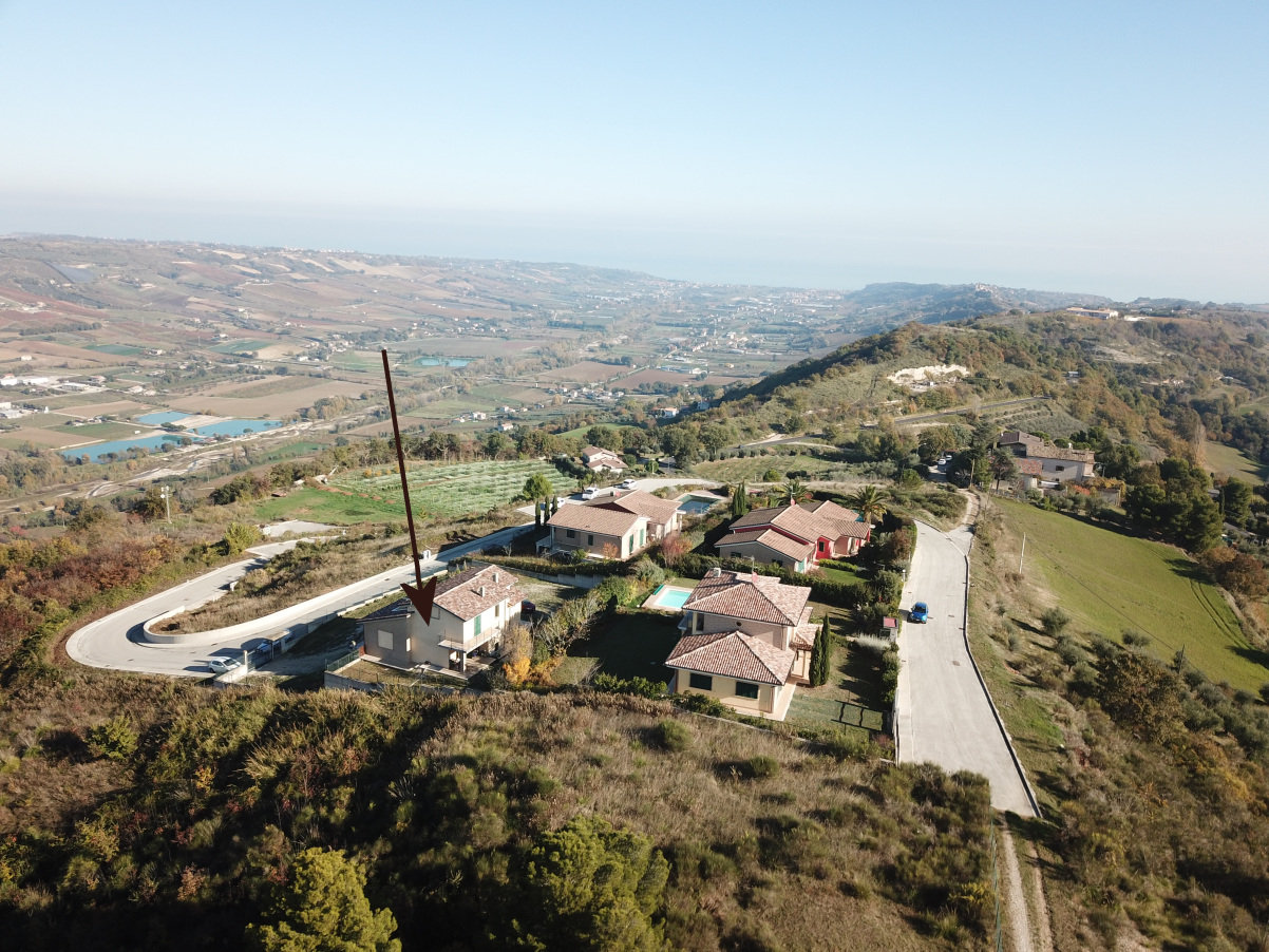 Villa with sea view in Le Marche