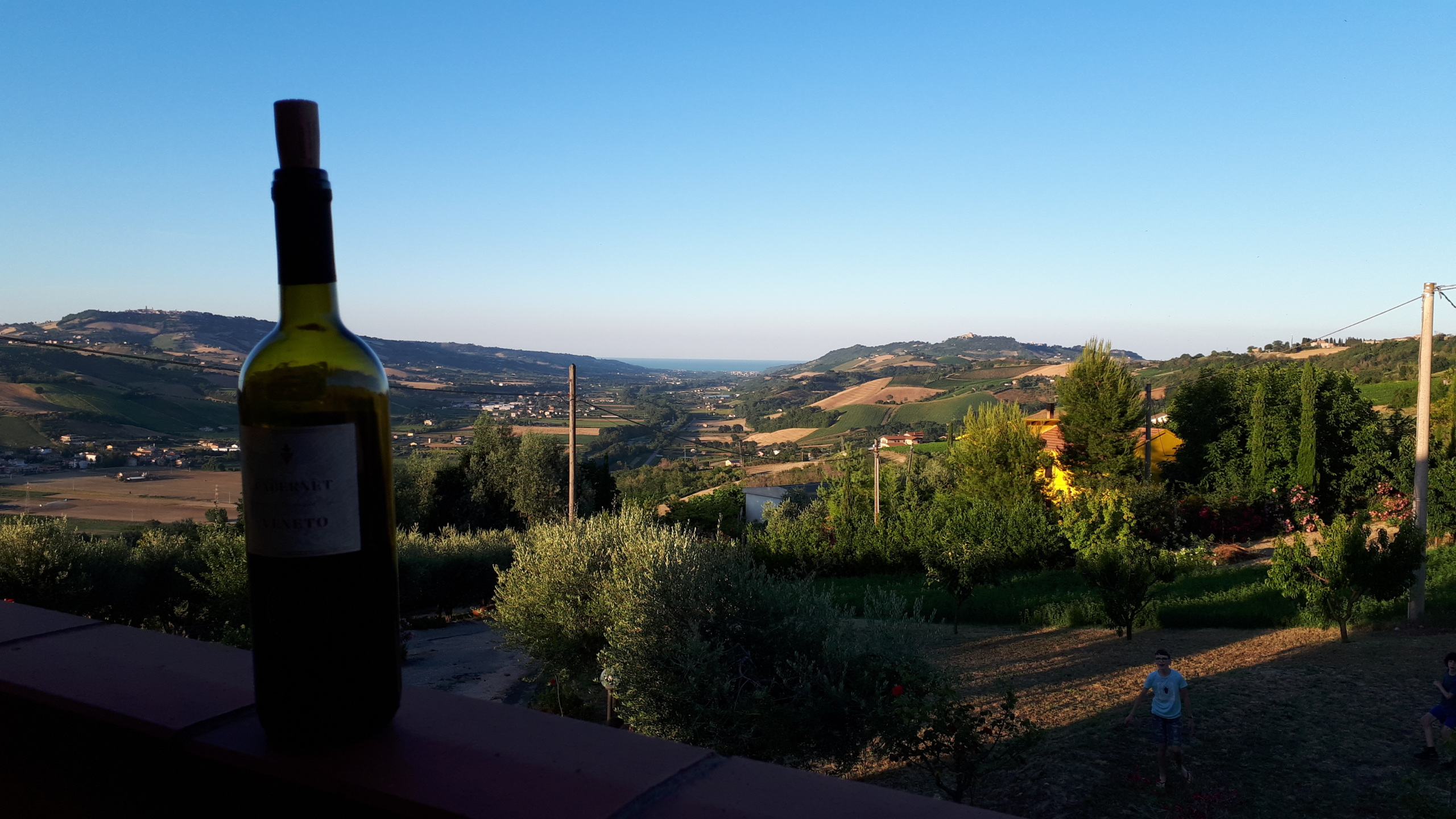 Agriturismo with sea view