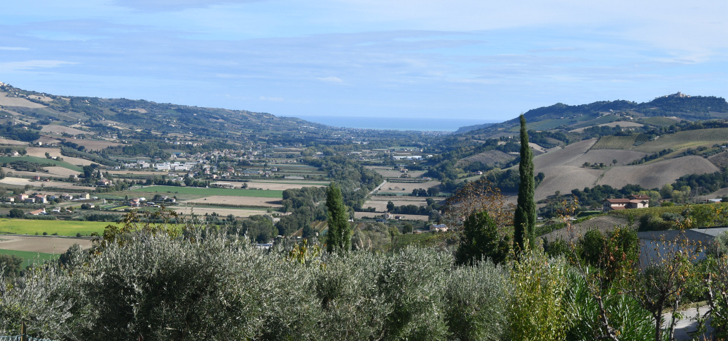 Agriturismo with sea view in Le Marche