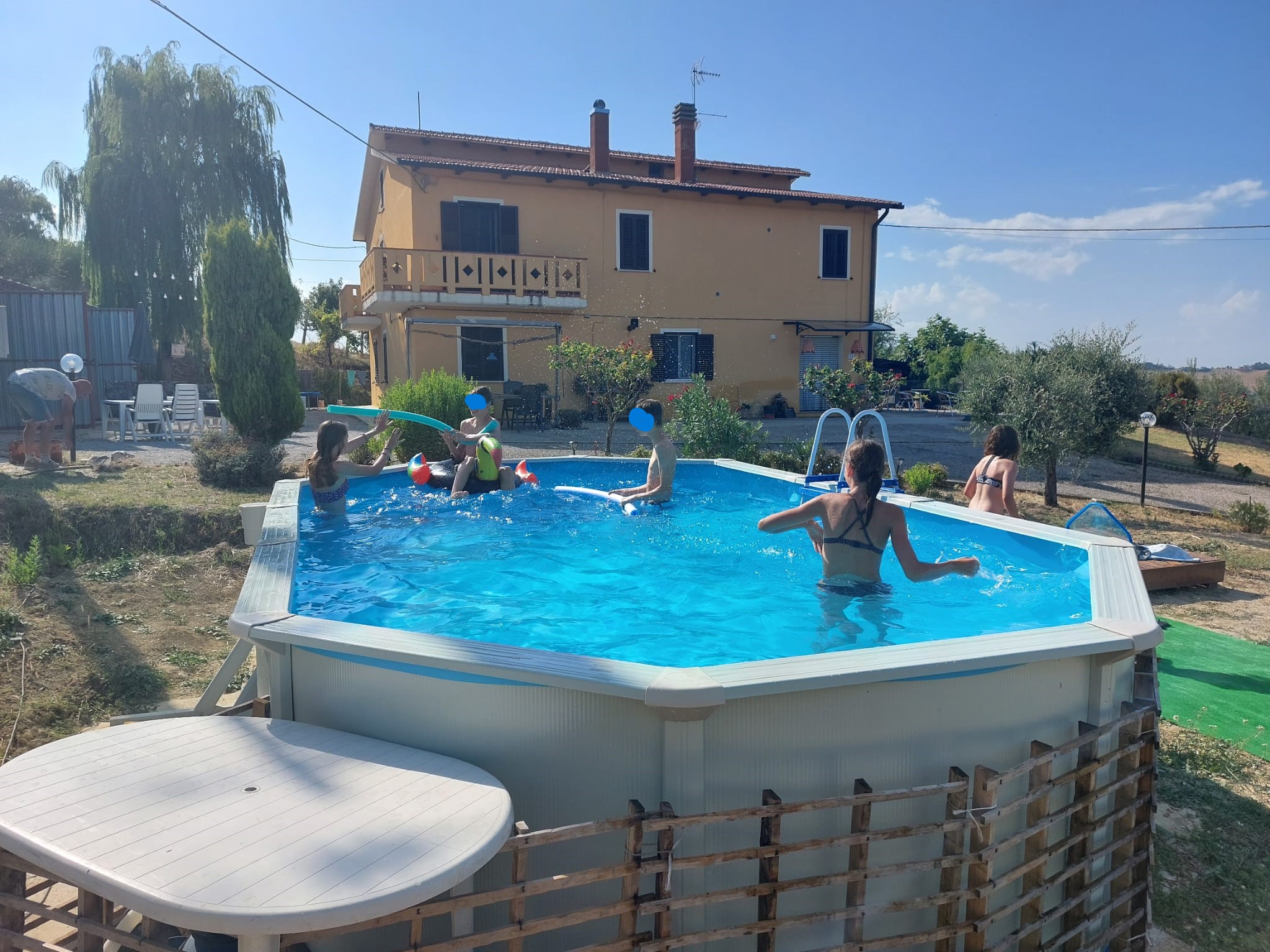 Agriturismo with sea view