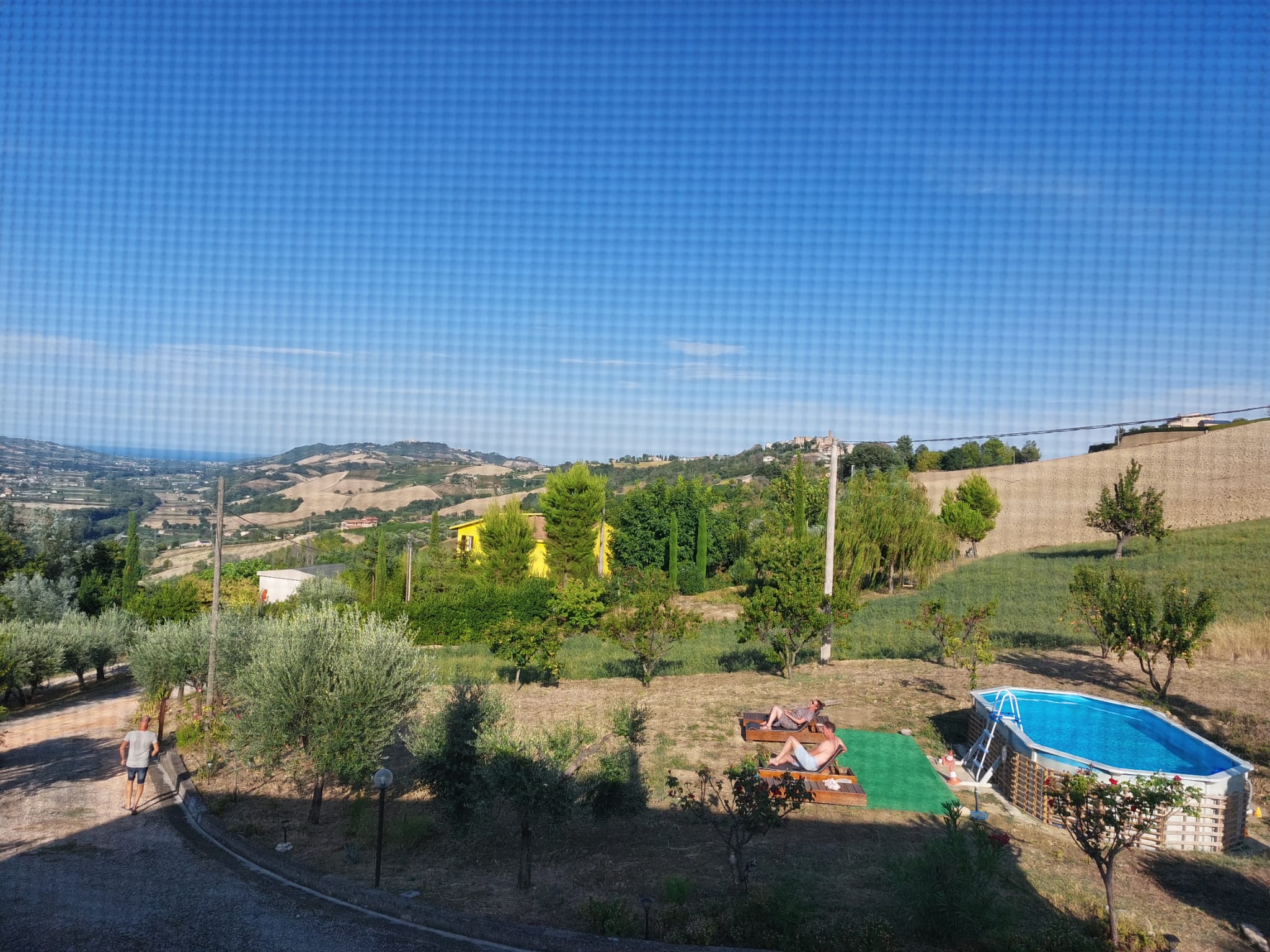 Agriturismo with sea view