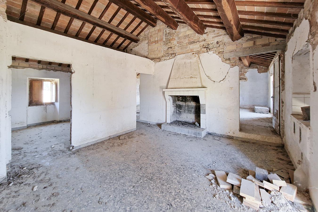 Country house with sea view in Le Marche