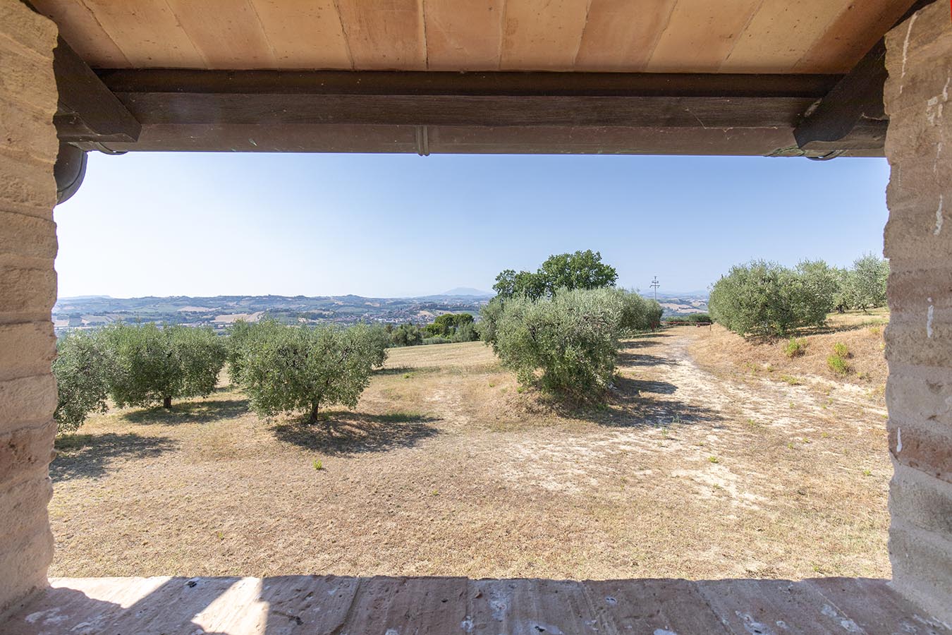 Country house with sea view in Le Marche